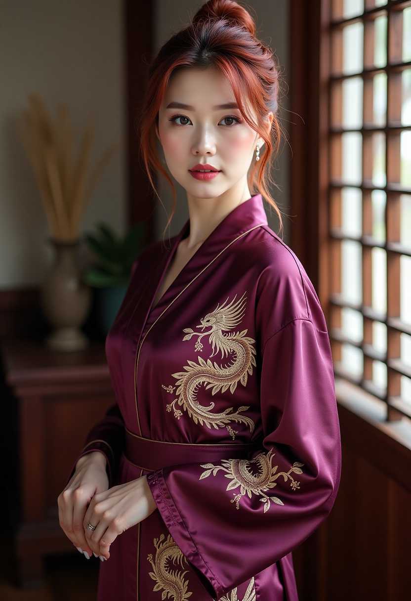 晚风拂过的二层小楼